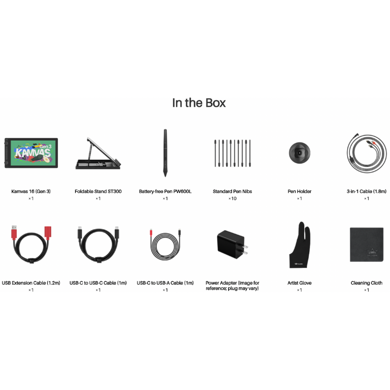 Kamvas 16 (Gen 3) Monitor gráfico