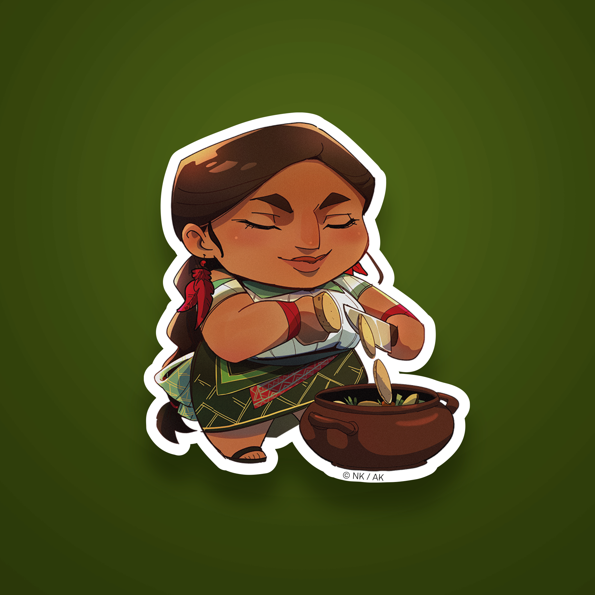 Sticker Chibi Pachamama