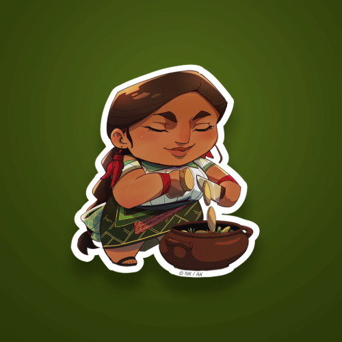 Sticker Chibi Pachamama
