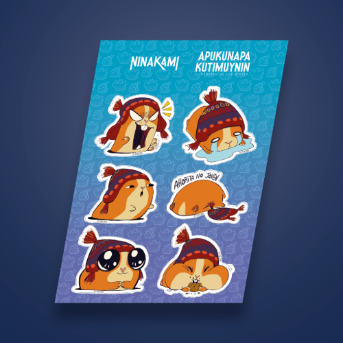 Plancha de Stickers Cuysin Ojitos