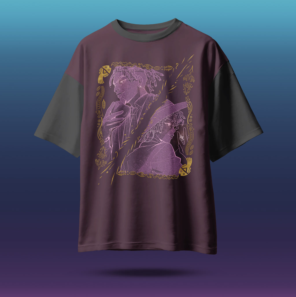 100% Cotton T-Shirt “Man and Woman in Suits – Presagio”