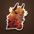 Sticker Jarjacha brillo