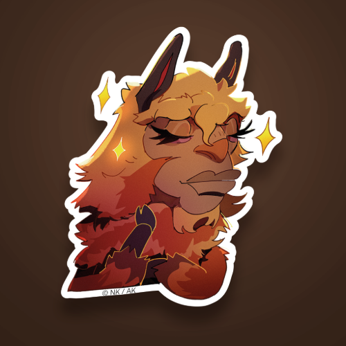 Sticker Jarjacha brillo