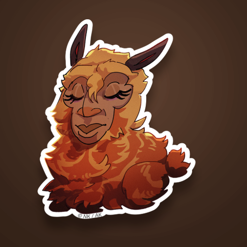 Sticker Jarjacha durmiendo