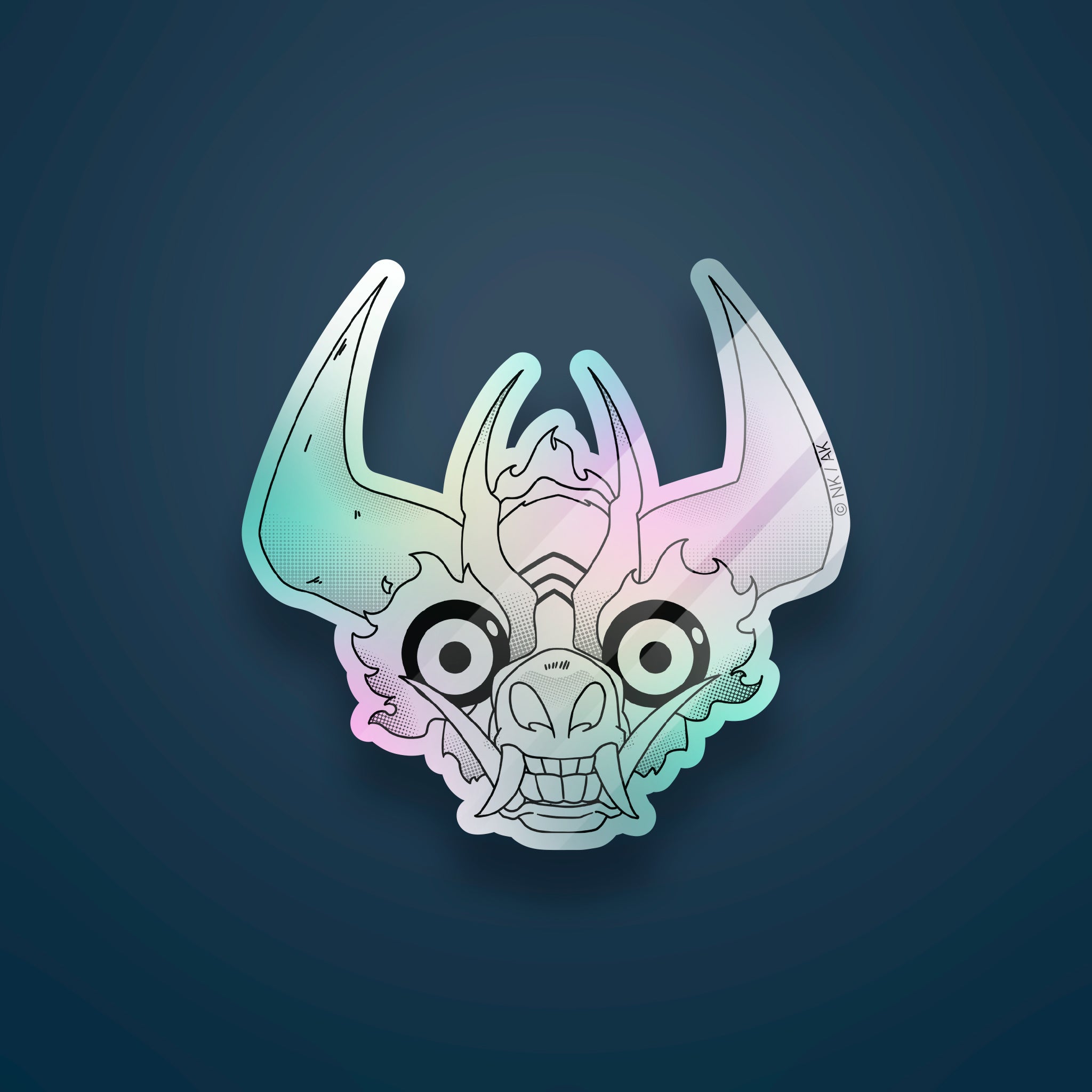 Sticker Holográfico Supay