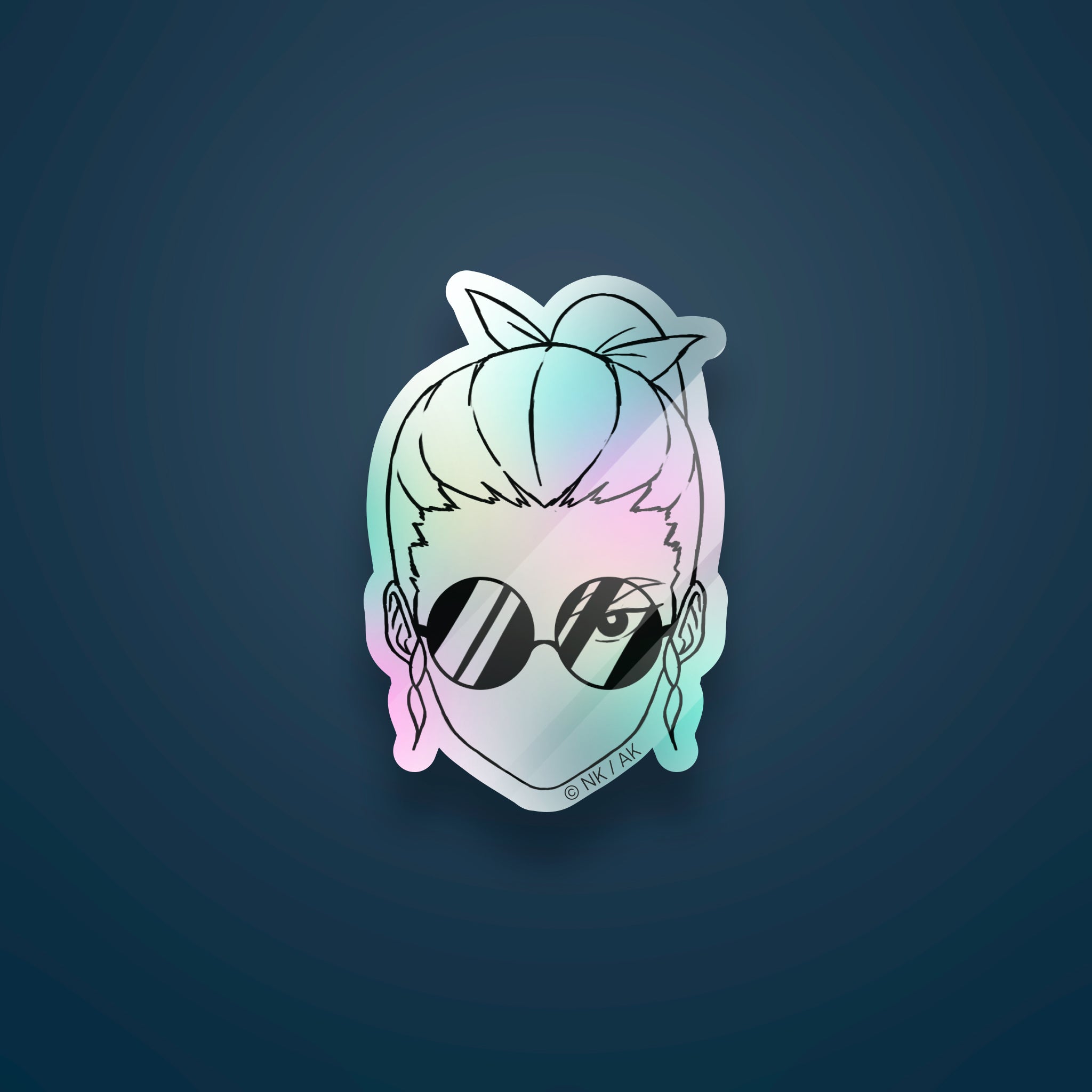 Sticker Holográfico Teresa