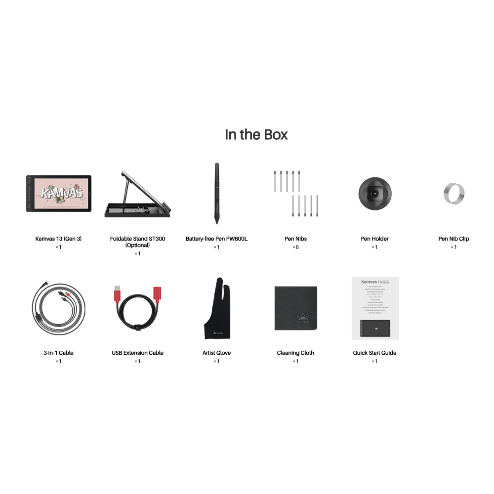 Kamvas 13 (Gen 3) Monitor gráfico